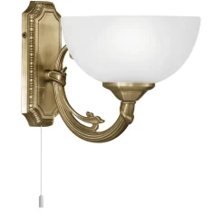 Savoy eglo applique da parete design elegante con portalampada in vetro