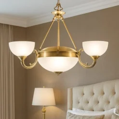Savoy eglo lampadario per camera da letto colore oro