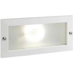 Segnapasso bianco per esterno da incasso led 10w 4000k