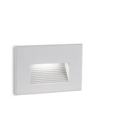 Segnapasso da esterno a incasso a parete bianco led 3w 3000k