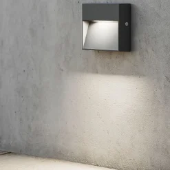Segnapasso da esterno dedra ap big ideal lux ip65 led antracite