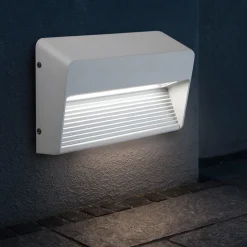Segnapasso led rettangolare a parete led 13w 4000k per esterni