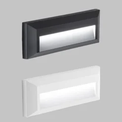 Segnapasso led 2w 3000k da esterno cover bianco antracite