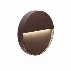 Segnapasso marrone rotondo da esterno led 3w 4000k senza incasso