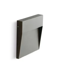 Segnapasso per esterni led a parete grafite led 6w 3000k ip65