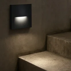 Segnapasso per esterno antracite led 3w 3000k fp