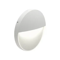 Segnapasso per esterno senza incasso bianco rotondo led 3w 4000k