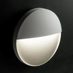 Segnapasso per esterno senza incasso bianco rotondo led 3w 4000k