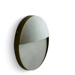 Segnapasso rotondo da parete per esterni grafite led 6w 4000k