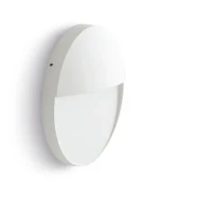 Segnapasso rotondo per esterno led 3w 3000k bianco ip65