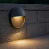 Segnapasso rotondo per esterni led 3w 4000k grafite