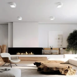 Sforzin mysia plafoniera da cucina colore bianco