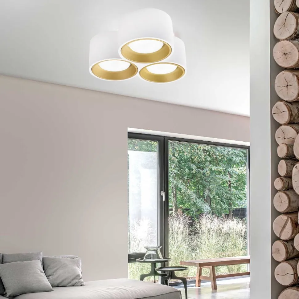 Sforzin nasso plafoniera a soffitto di gesso 3 luci