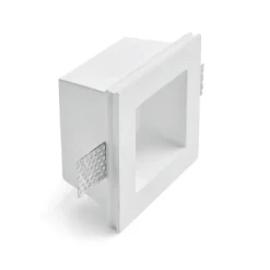 Sforzin attica faretto da incasso a soffitto gesso quadrato