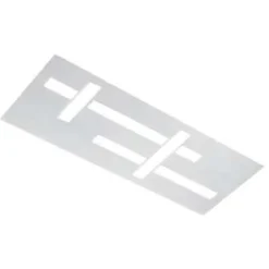 Sforzin magnesia lampada gesso da incasso 18w 3000k per controsoffitto