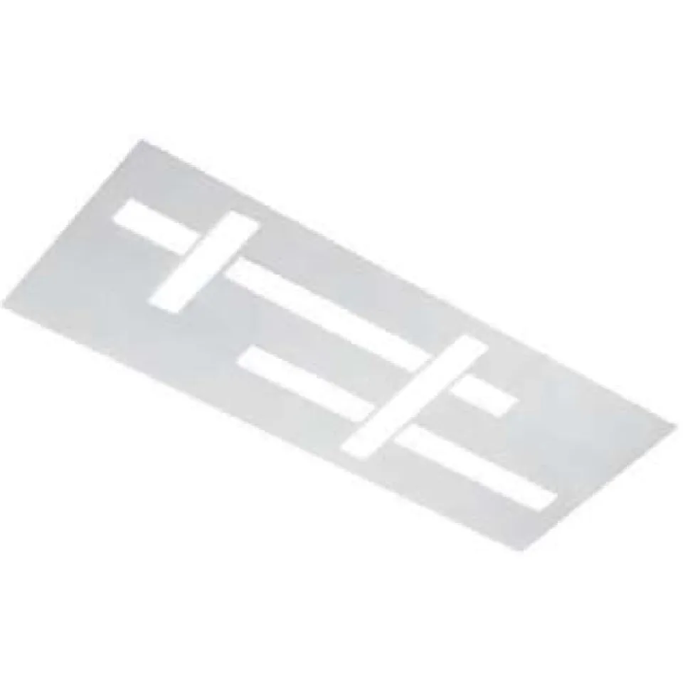 Sforzin magnesia lampada gesso da incasso 18w 3000k per controsoffitto
