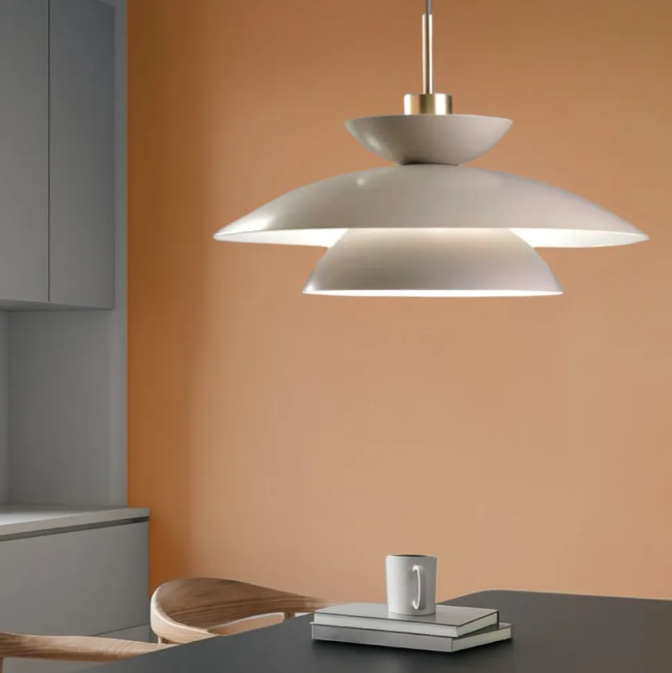 Sforzin miloox kloe lampadario tortora per cucina moderna