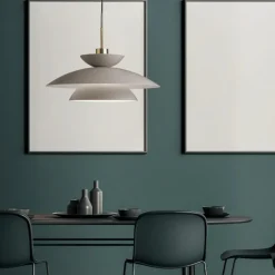 Sforzin miloox kloe lampadario tortora per cucina moderna