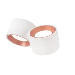 Sforzin nasso applique da parete in gesso due luci rame