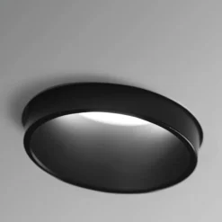 Sforzin thessaly faretto nero di gesso da incasso a soffitto