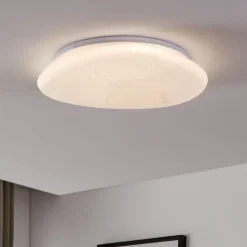 Sileras z eglo plafoniera moderna effetto cristallo led rgb 2700k a 6500k