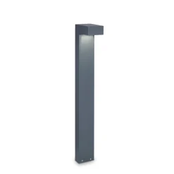 Sirio pt2 h80 ideal lux lampione da giardino antracite ip44