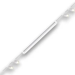 Sistema a binario 200cm bianco led 40w 3000k con spot orientabili