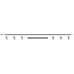 Sistema a binario 300cm con spot monofase modulo led 40w 4000k