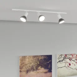 Sistema a binario 100cm monofase bianco spot e27 orientabili