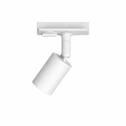 Sistema a binario monofase 100cm bianco con 3 luci spot orientabili