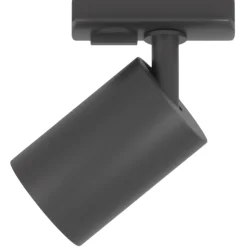 Sistema binario angolare nero monofase modulo led 4000k con spot