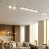 Sistema binario 200cm bianco con spot modulo led 40w 4000k