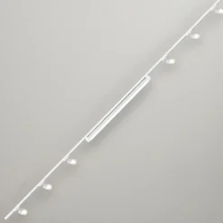 Sistema binario 300cm bianco monofase modulo led 40w 4000k con spot