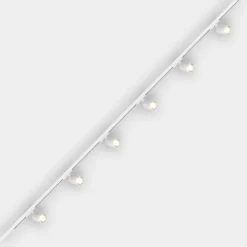Sistema binario 200cm bianco monofase con 6 spot orientabili