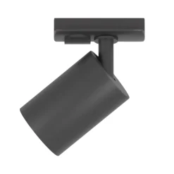 Sistema binario 300cm monofase nero 8 spot e27 orientabili