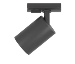 Sistema binario monofase nero 3 spot e27 orientabili