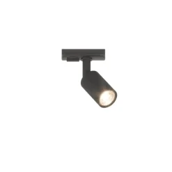 Sistema binario monofase nero 100cm 3 spot orientabili gu10