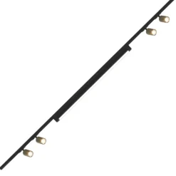 Sistema con spot binario 200cm oro nero modulo led 40w 4000k