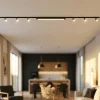 Sistema illuminazione a binario 300cm nero oro led 40w 3000k