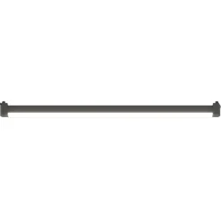 Sistema luci a binario led 28w 4000k con spot nero monofase