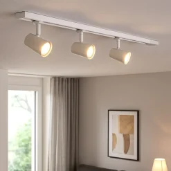 Sistema profilo a binario 107cm bianco con faretti orientabili fp