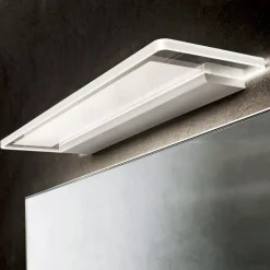 Skinny applique led 28w 3000k bianco linea light per specchio da bagno