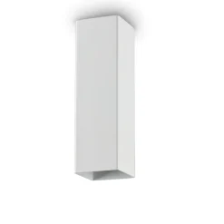 Sky pl1 bianco ideal lux faretto quadrato da soffitto 5w 3000k