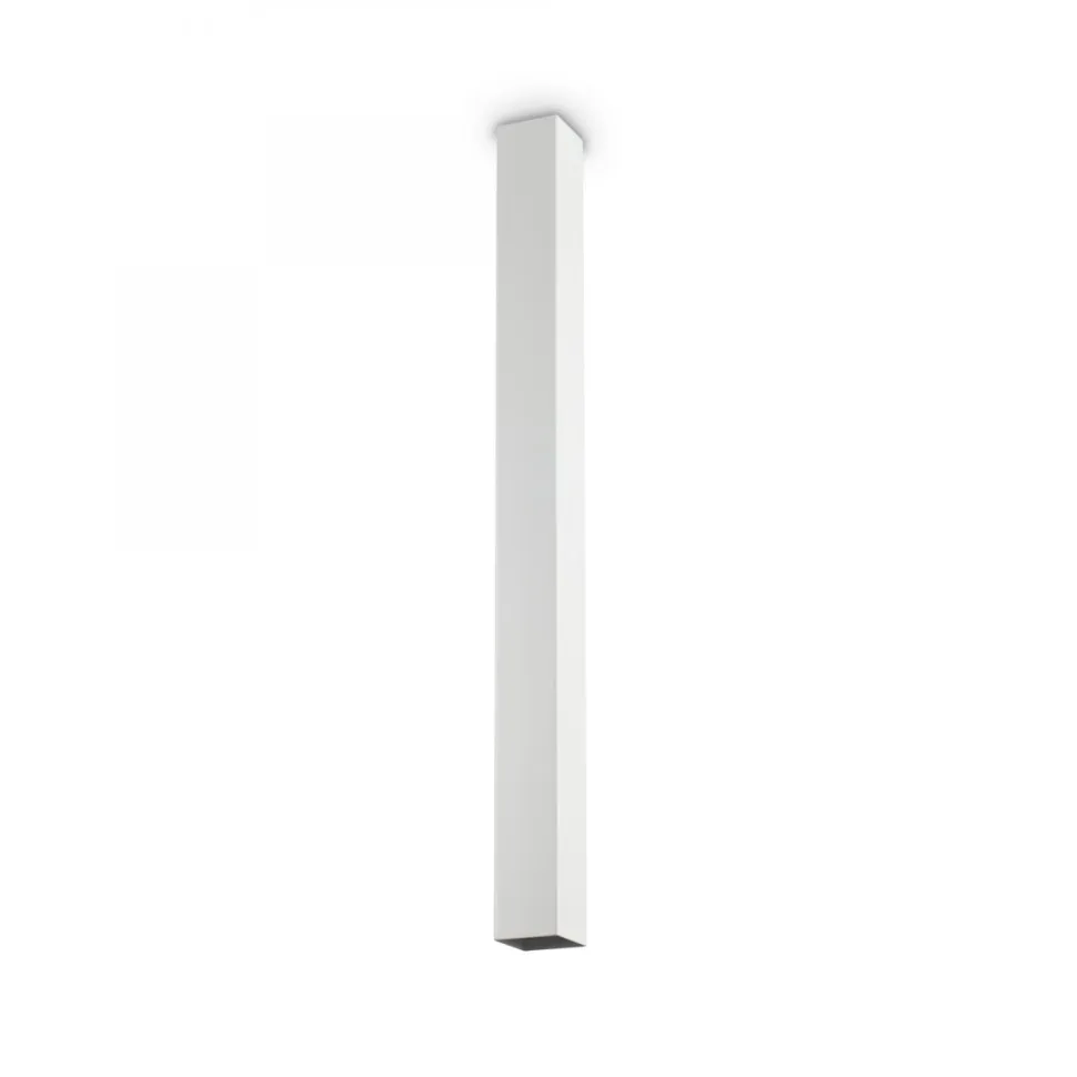 Sky pl1 h75 idea lux faretto squadrato da soffitto led 5w 3000k bianco