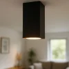 Sky pl1 nero ideal lux faretto 5w 3000k quadrato da soffitto