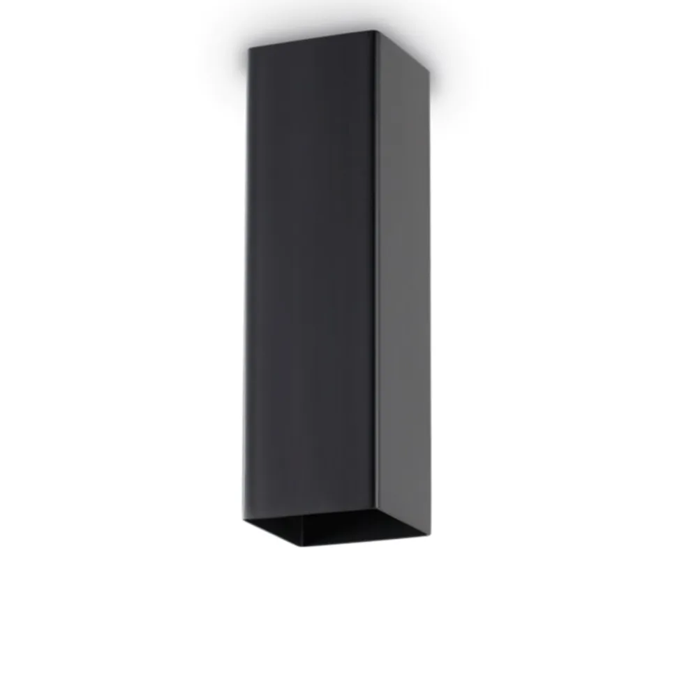 Sky pl1 nero ideal lux faretto 5w 3000k quadrato da soffitto
