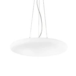 Smarties sp5 d60 lampadario per camera da letto vetro bianco ideal lux