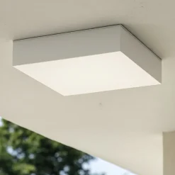 Snow pl 3000k ideal lux plafoniera da esterno quadrata led 3000k ip65