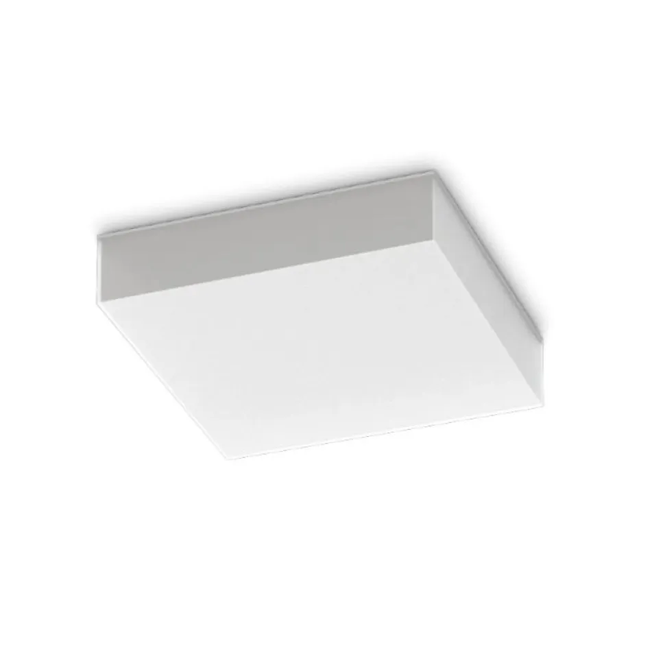 Snow pl 3000k ideal lux plafoniera da esterno quadrata led 3000k ip65
