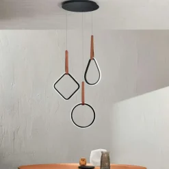 So regoli mix ondaluce lampadario led design moderno